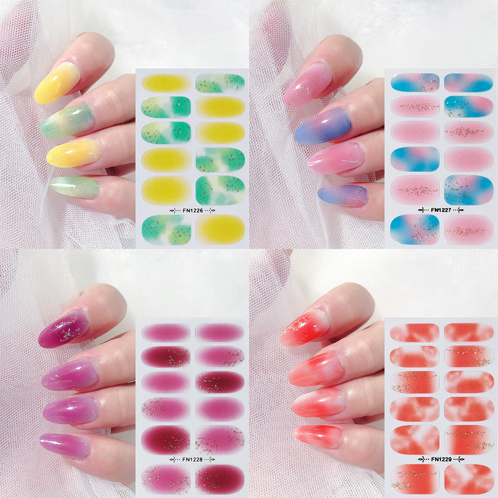 Wholesale Plastic Removable Nail Stickers